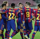Barcelona youngsters shine on perfect Champions League night