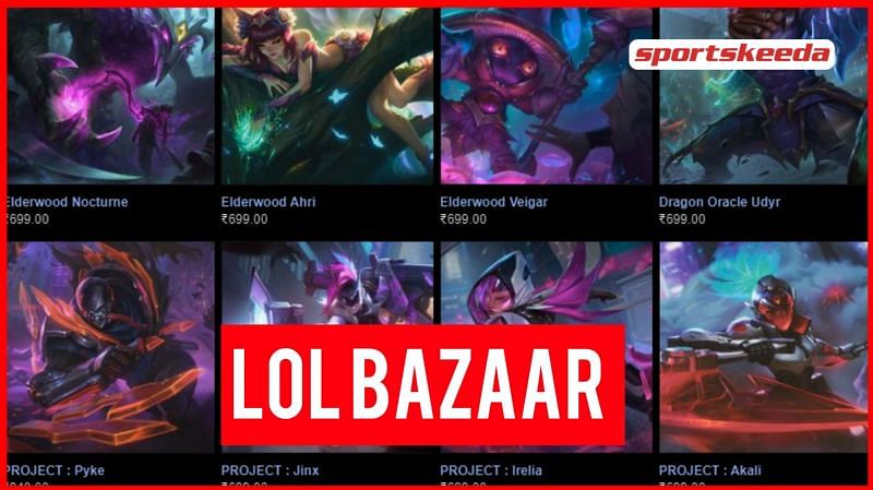 league of legends skin groups