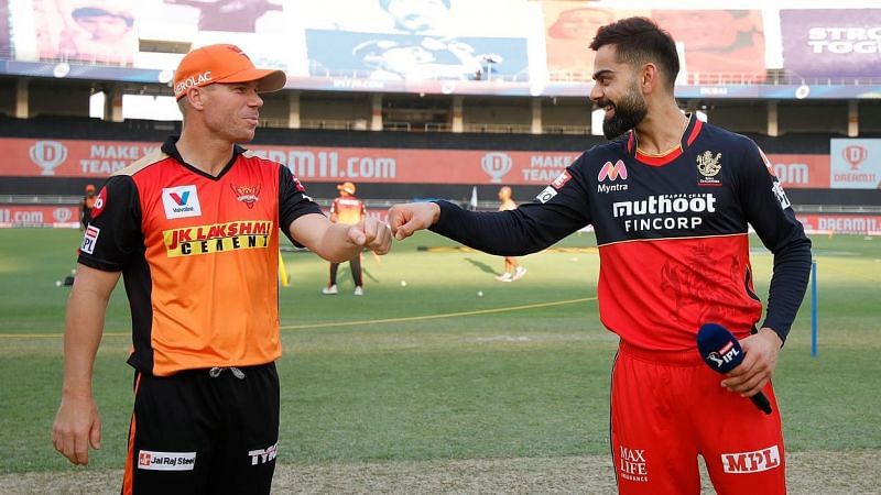 The Royal Challengers Bangalore take on the Sunrisers Hyderabad in Match 52 of IPL 2020.