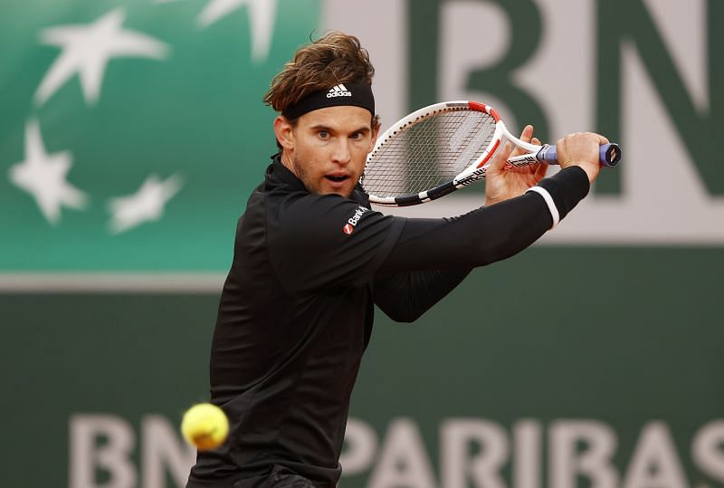 Dominic Thiem at the 2020 French Open