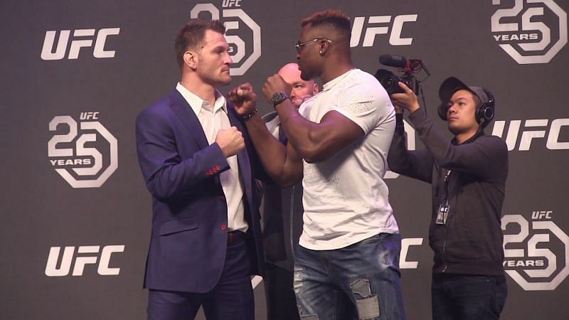 Stipe Miocic beat Francis Ngannou in their first encounter