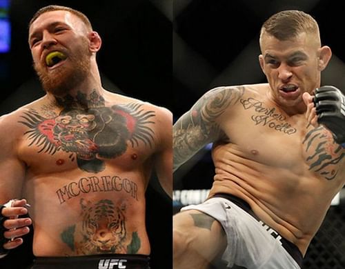 Conor McGregor and Dustin Poirier