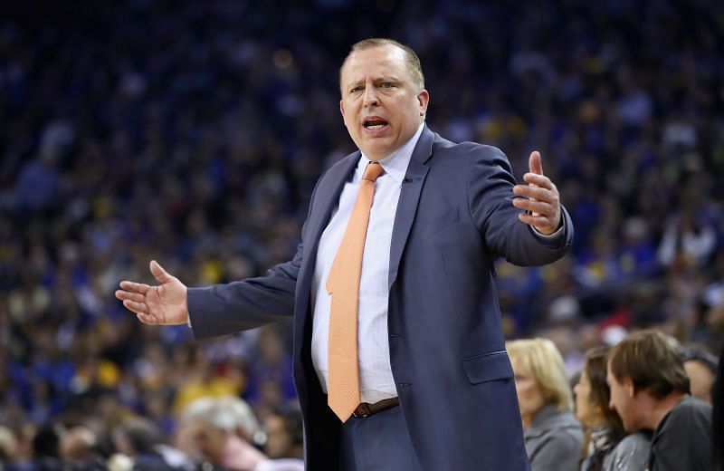 Knicks head coach Tom Thibodeau