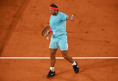 Rafael Nadal at the 2020 French Open