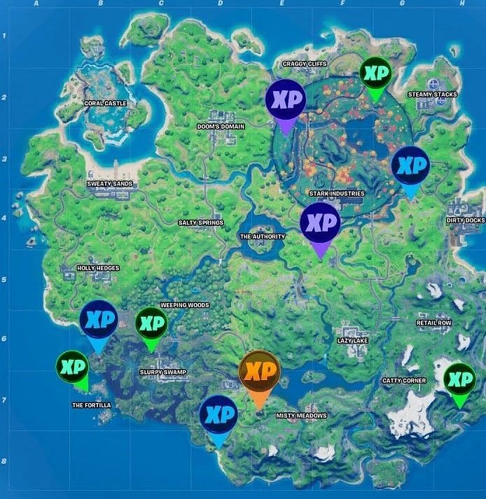 Fortnite Chapter 2 Season 2 Week 8 coin locations