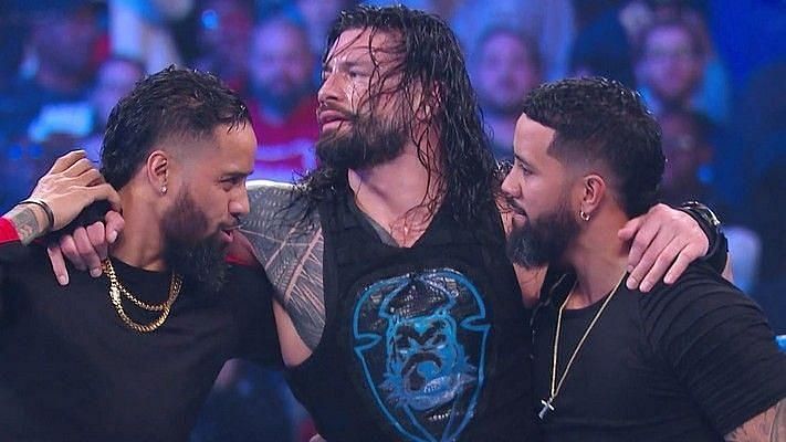 The Usos with Roman Reigns
