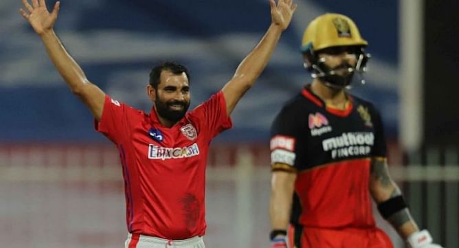 IPL 2020: मोहम्मद शमी ने कोहली-डीविलियर्स को एक ही ओवर में किया आउट, अनोखी लिस्ट में हुए शामिल