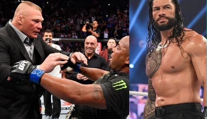 Former UFC Champion Daniel Cormier sends a warning to both Brock Lesnar and Roman Reigns