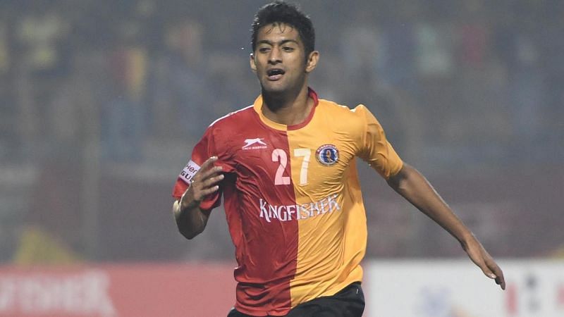 Nikhil Poojary at East Bengal. (Image: I-League)