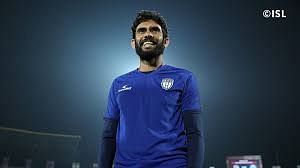 Khalid Jamil in the NorthEast United FC training kit. (Photo: ISL)