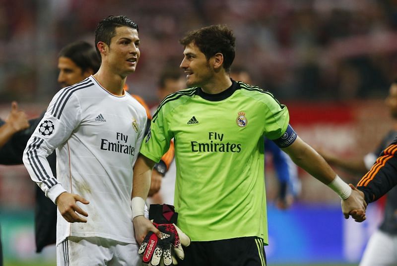 Ronaldo is behind only Casillas for most Champions League appearances with 170