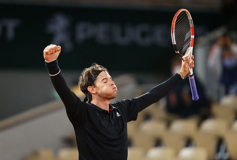 Dominic Thiem at the 2020 French Open