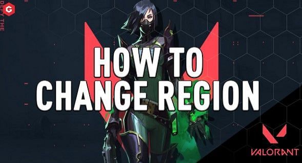 Players can change their region/server in Valorant (Image credits: riotvalorantguide)