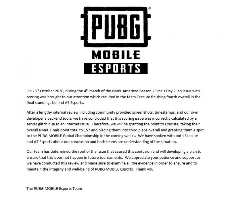 PUBG Mobile esports