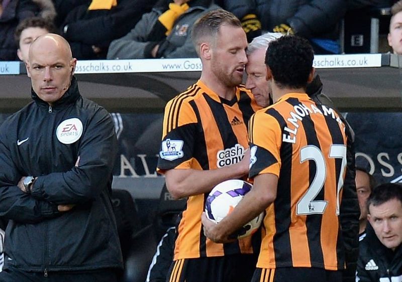 Alan Pardew involved himself in numerous controversial incidents, like this one that saw him headbutt David Meyler.