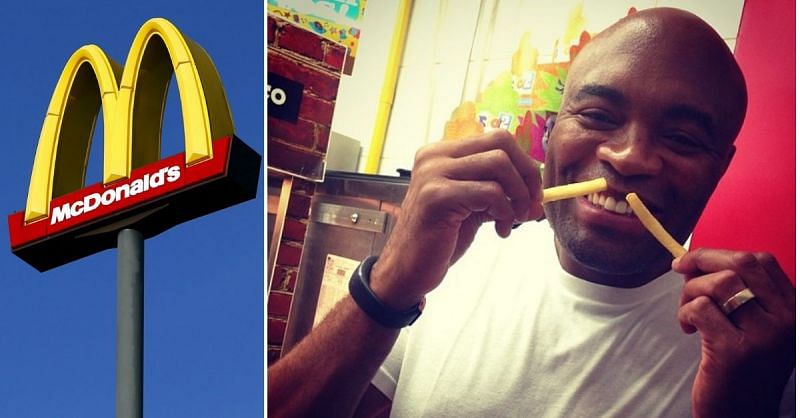 Anderson Silva used to work at McDonald