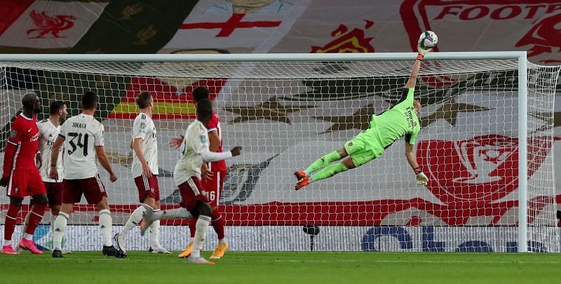 The Gunners beat Liverpool on penalties to eliminate them from the Carabao Cup.