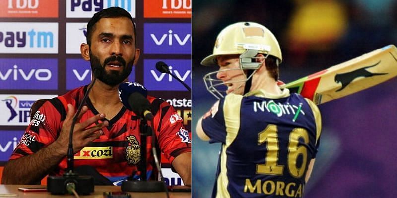 Dinesh Karthik batted ahead of Eoin Morgan for KKR against DC