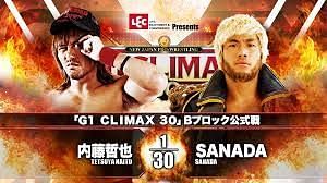 Tetsuya Naito vs. SANADA headlines Night 8 of the G1 Climax 30.