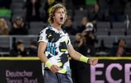 Andrey Rublev at the 2020 Hamburg Open.