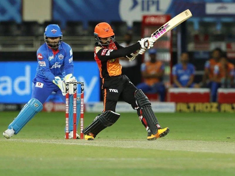 Wriddhiman Saha played a brilliant knock of 87 runs off just 44 balls and helped SRH post a mammoth score of 219