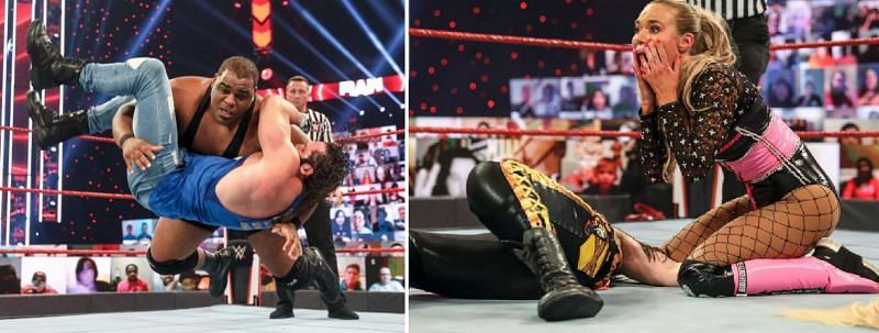There were a few botches last night on RAW