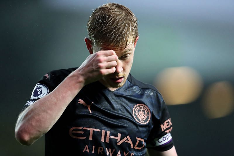 Kevin De Bruyne is out of the clash