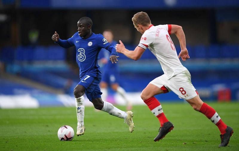 Kante worked tirelessly as usual