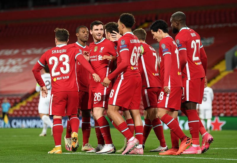 Liverpool secured a 2-0 win over Midtjylland to move top of Group D in the 2020-21 Champions League.