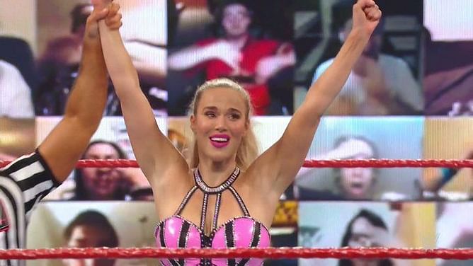 Lana reacts to becoming the No.1 Contender to Asuka's RAW Women's Championship