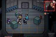 PewDiePie and Pokimane playing Among Us (Image Credits: Pewds LiveStream Moments, YouTube)