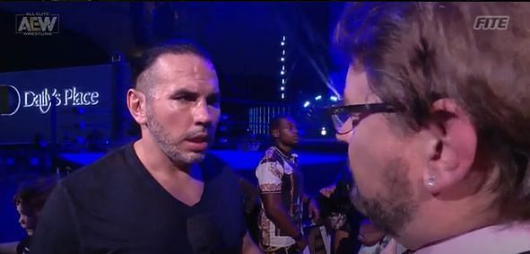 Sammy Guevara revealed as Matt Hardy's attacker on this week's AEW Dynamite