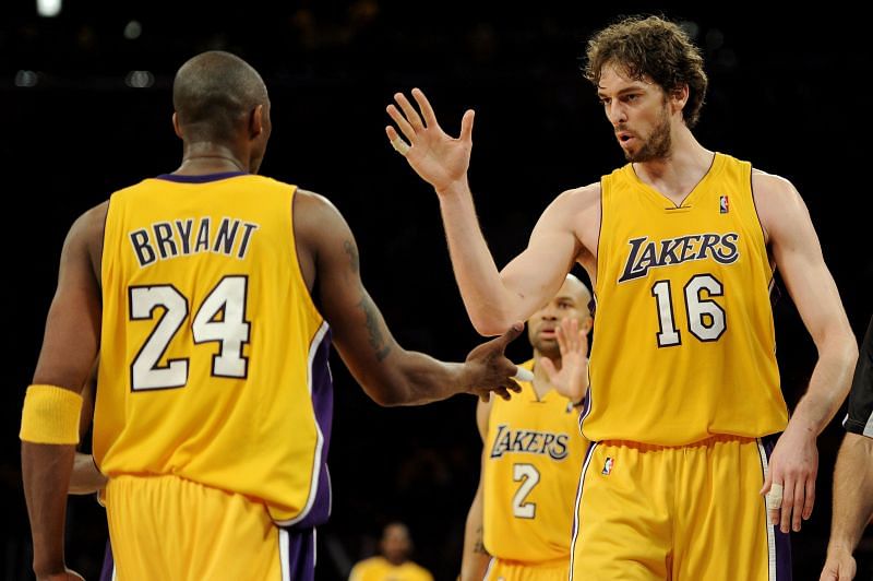 When @PauGasol joined the @Lakers in 2008, he gave the team and