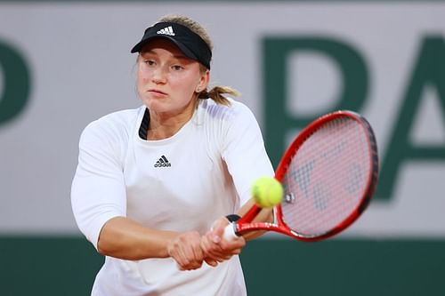 Elena Rybakina at the 2020 French Open