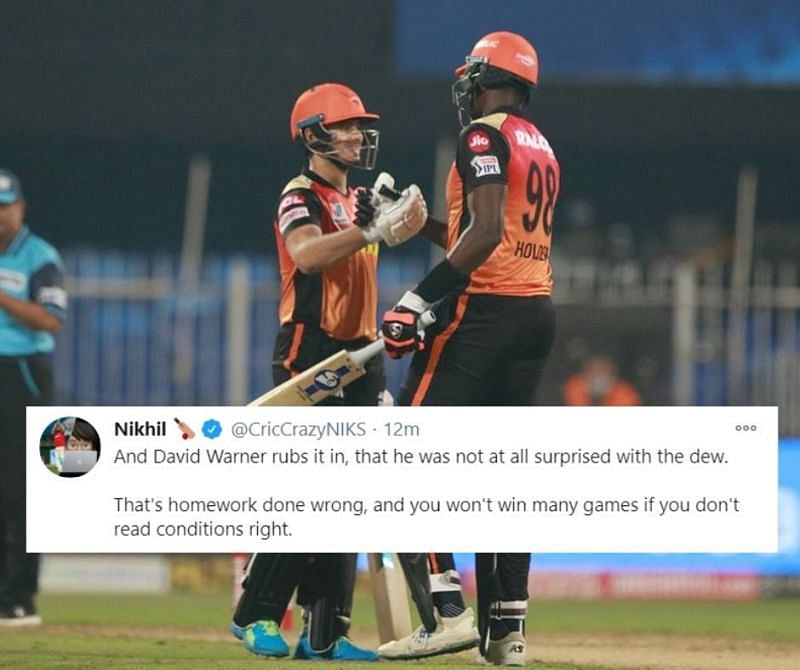 SRH stay alive in the hunt for an IPL 2020 playoffs spot after handing RCB a humiliating defeat