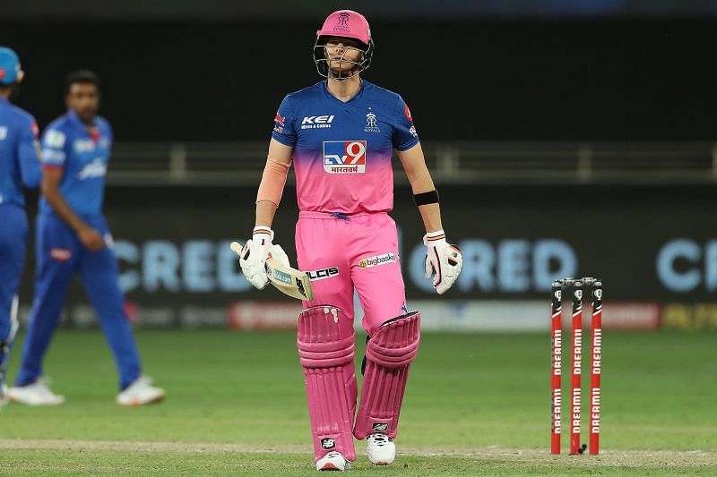 Steve Smith has had a poor run for Rajasthan Royals after the initial two matches [P/C: iplt20.com]
