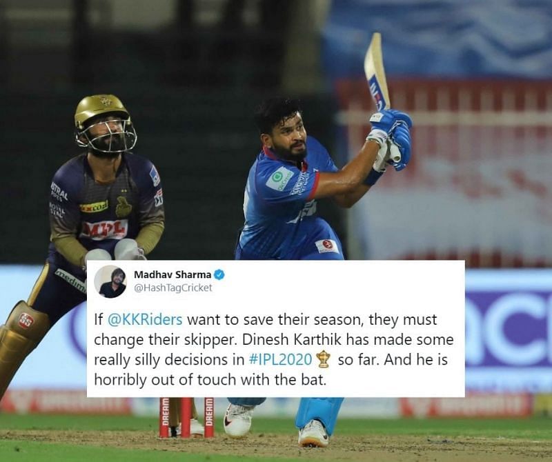 KKR captain Dinesh Karthik has been under the pump lately