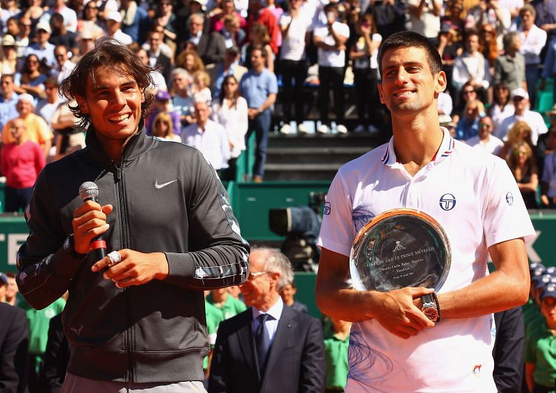 Novak Djokovic finished runner-up to Rafael Nadal at Monte Carlo in 2012