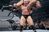 The Rock passed the torch to Lesnar at Summerslam 2002