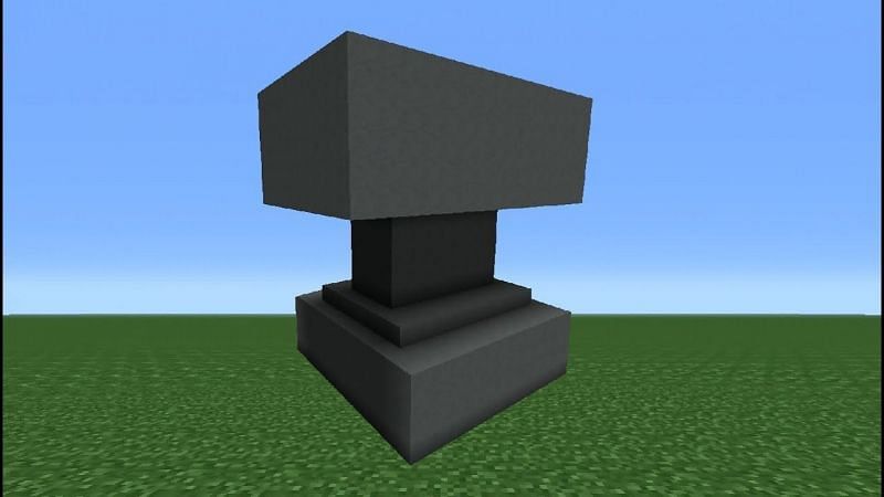 minecraft how to make an anvil in the game