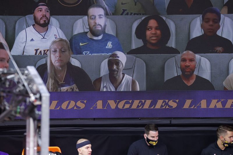 Snoop Dogg was among the virtual fans during the 2020 NBA Finals