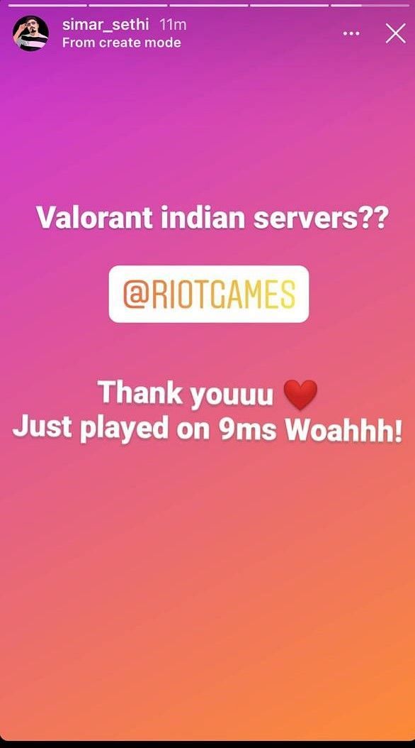 Valorant India Servers Launched Pros Report Lower Pings Indicating Imminent Release