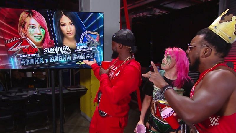 Asuka vs Sasha Banks