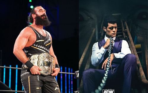 Brodie Lee and Cody Rhodes are set to face each other in a Dog Collar Match where the winner will either win or retain the AEW TNT Championship on this week's episode of AEW Dynamite