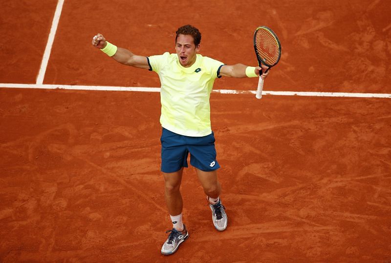 Roberto Carballes Baena scored a big win over Denis Shapovalov in Paris