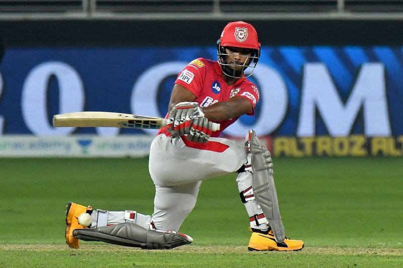 Nicholas Pooran has shown his ball-striking abilities in the last few matches for KXIP [P/C: iplt20.com]