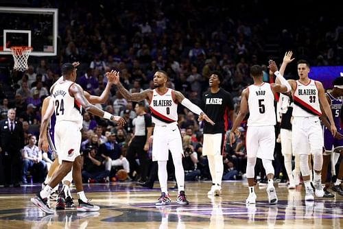 Portland Trail Blazers v Sacramento Kings