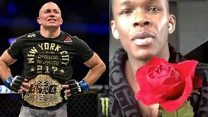 Israel Adesanya has a heartwarming response to Georges St-Pierre's recent compliment