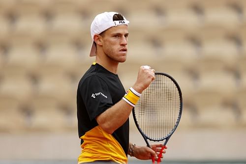 Diego Schwartzman at the 2020 French Open