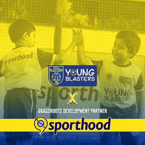 Kerala Blasters partnered with Sporthood to nurture football in Kerala.